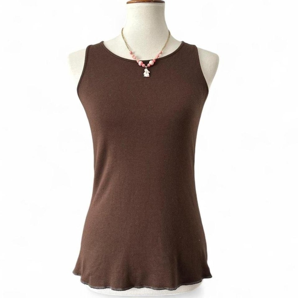 Brown bias cut tank
